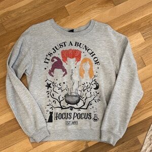 Disney Gray Hocus Pocus Crew Neck Sweater